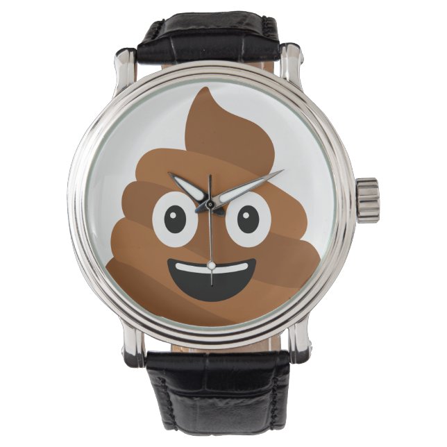Poop Emoji  Watch (Front)