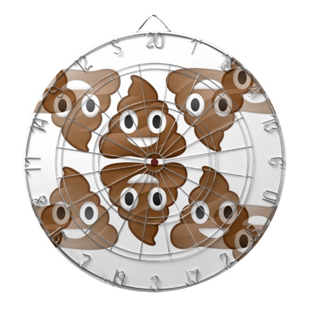 poop emojis dartboard (Front)
