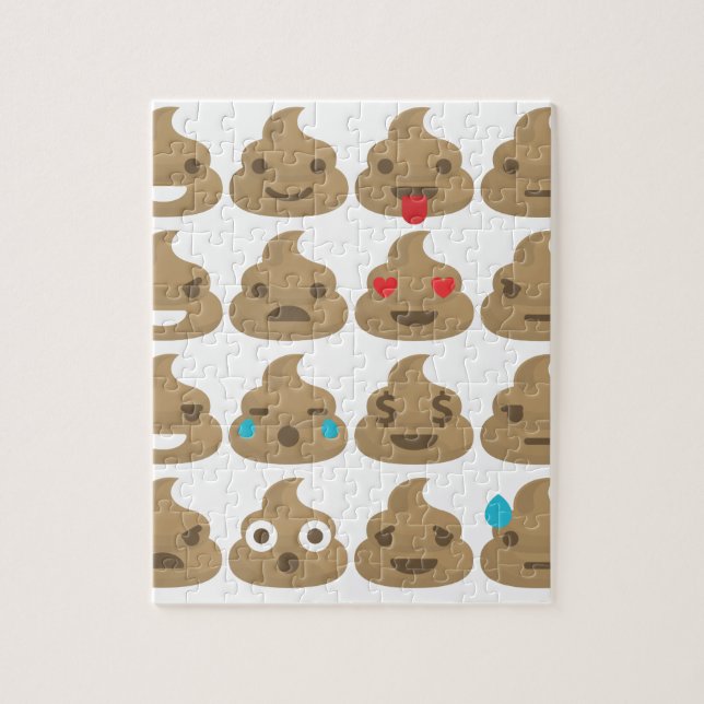 poop emojis jigsaw puzzle (Vertical)