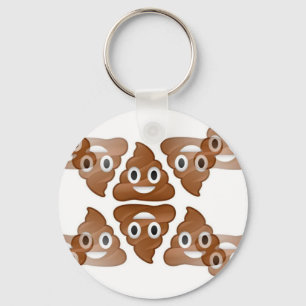 poop emojis key ring