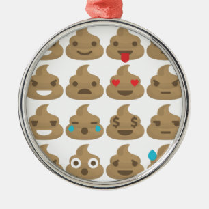 poop emojis metal tree decoration