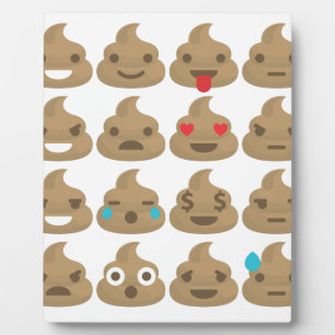 poop emojis plaque