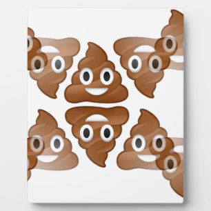poop emojis plaque