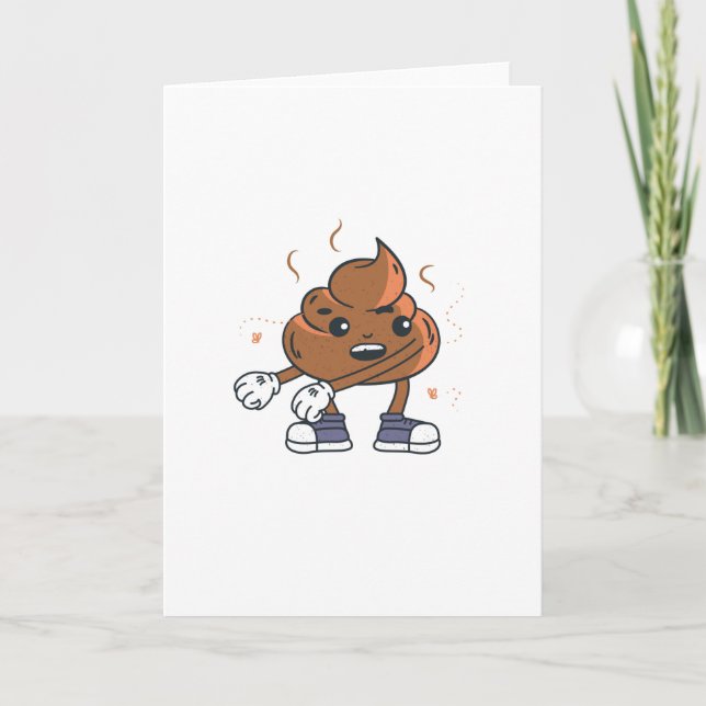 Poop floss card (Front)