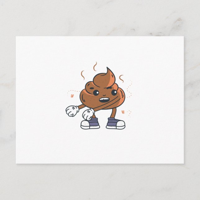 Poop floss postcard (Front)