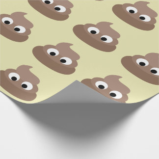 POOP FUNNY Birthday WRAPPING PAPER
