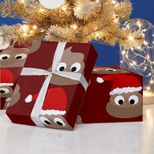 POOP FUNNY CHRISTMAS Wrapping Paper