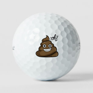 Poop Gift Golf Balls