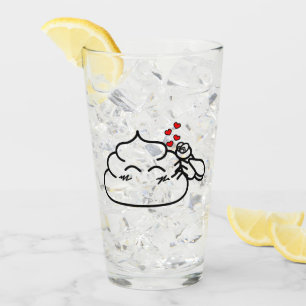 Poop in Love - Brootsch the PooPoo Glass