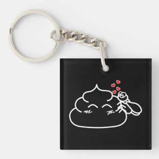 Poop in Love - Brootsch the PooPoo Key Ring