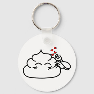 Poop in Love - Brootsch the PooPoo Key Ring