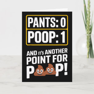 Poop Meme Toilet Humour Poop Funny Sport Pants 0 P Card