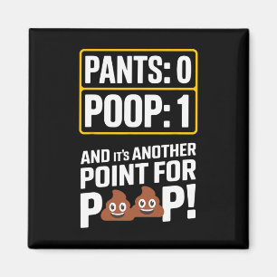Poop Meme Toilet Humour Poop Funny Sport Pants 0 P Magnet