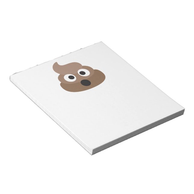 Poop Oh Emoji Notepad (Angled)