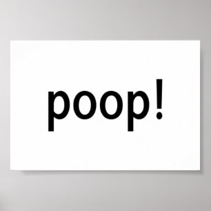 poop poster