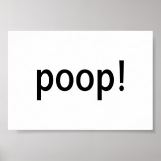 poop poster
