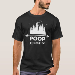 Poop Then Run Funny Ultra Marathon Co Premium T-Shirt