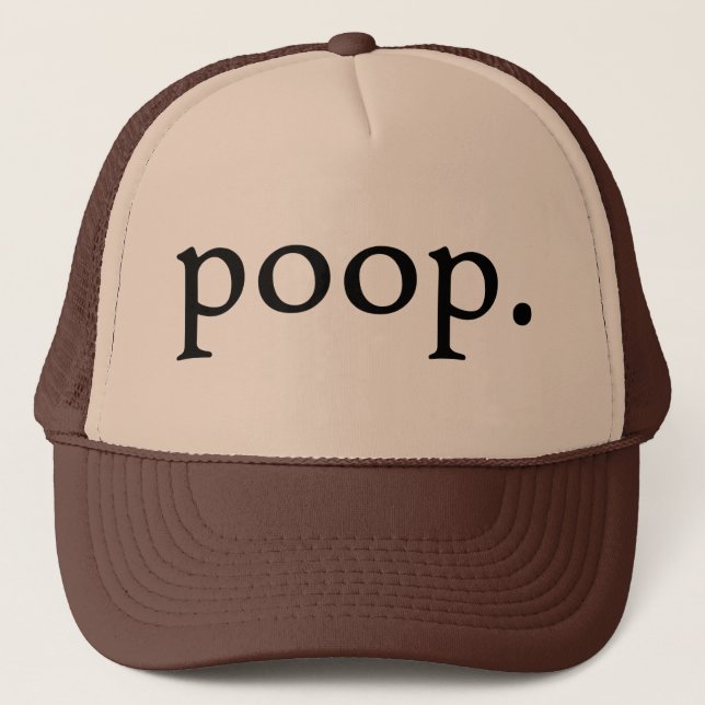 Poop Trucker Hat (Front)