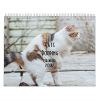 Pooping Cats Calendar 2026