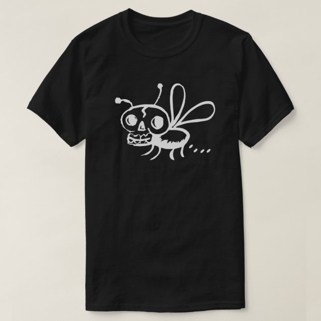 Pooping Death Moth T-Shirt (Design Front)