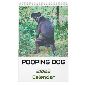 Pooping Dog Calendar 2023