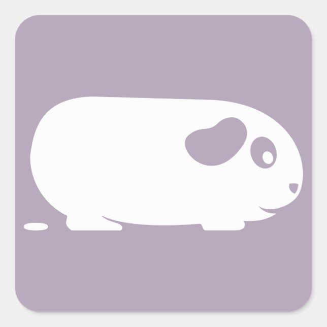 Pooping Guinea Pig Stickers (Front)