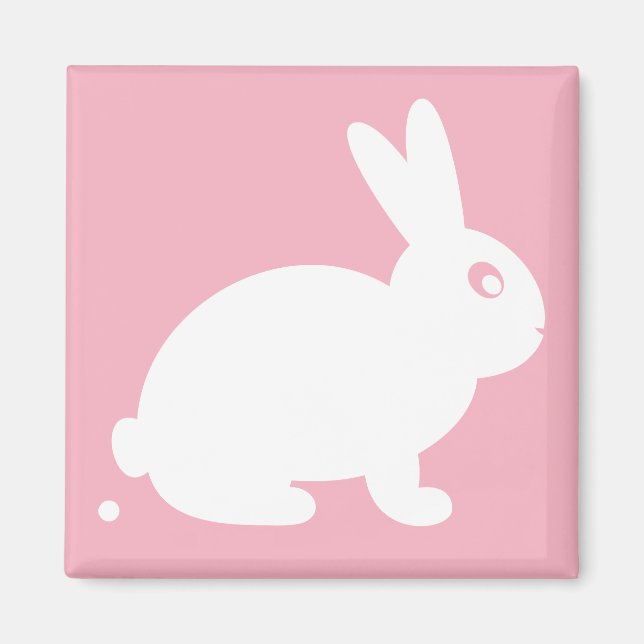 Pooping Rabbit Fridge Magnet (Front)