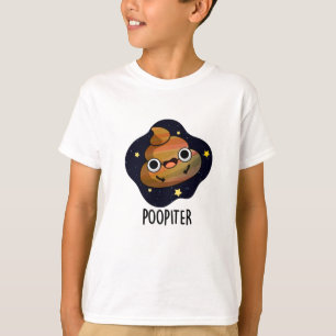 Poopiter Funny Planet Jupiter Pun  T-Shirt