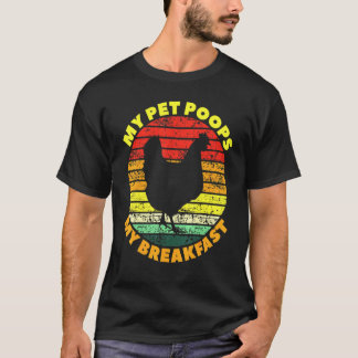Poops Breakfast Eggs Chicken T-Shirt