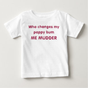 Poopy bum creeper. baby T-Shirt