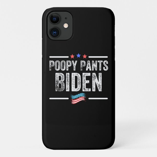 Poopy Pants Biden Case-Mate iPhone Case (Back)
