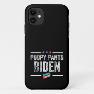 Poopy Pants Biden iPhone 11 Case