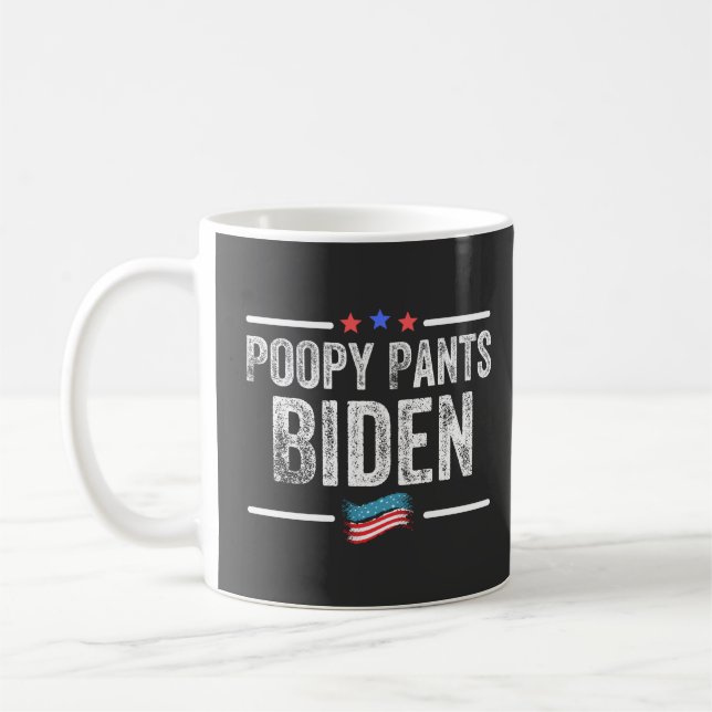 Poopy Pants Biden Coffee Mug (Left)
