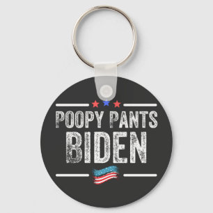 Poopy Pants Biden Key Ring