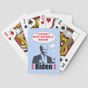 Poopy Pants Biden Playing Cards