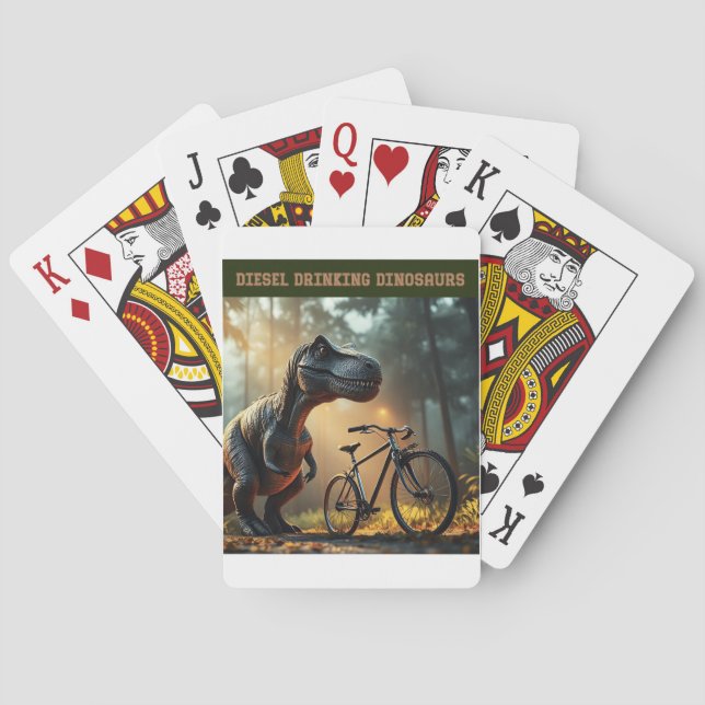 Poor Bicycle Playing Cards (Back)