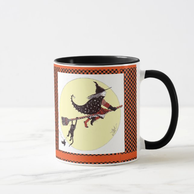 "Poor Cat" Halloween Mug (Right)