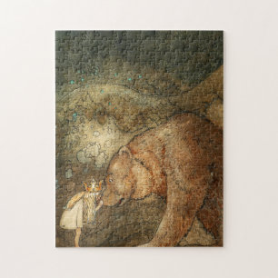 Poor Little Bear, 1912 by John Bauer Jigsaw Puzzle