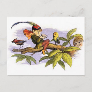 Poor_little_birdie_teased_by_Richard_Doyle Postcard