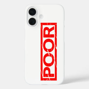 Poor Stamp iPhone 16 Case