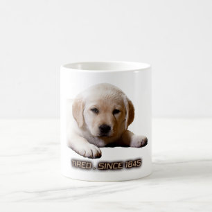 Poor Tired Little Labrador Puppy. Just Like Me! Coffee Mug