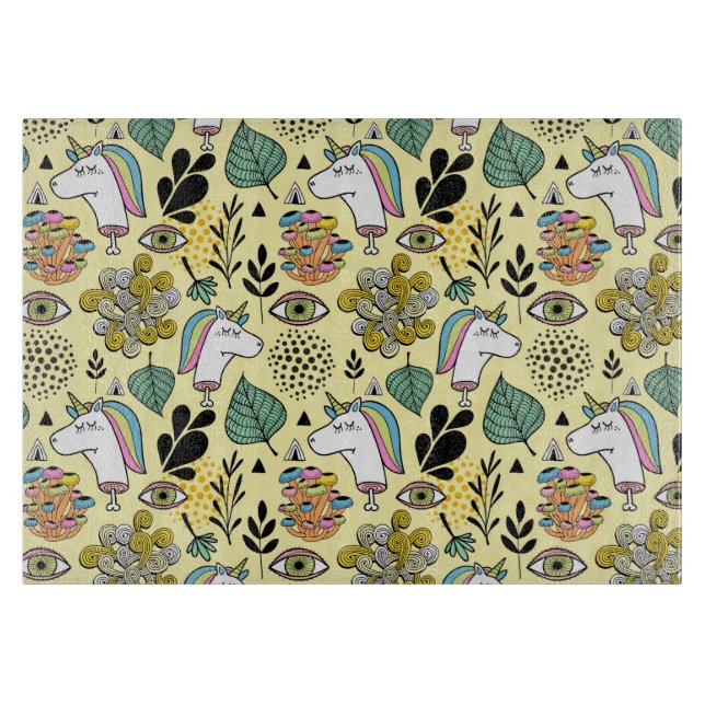 Poor Unicorn Cutting Board (Front)