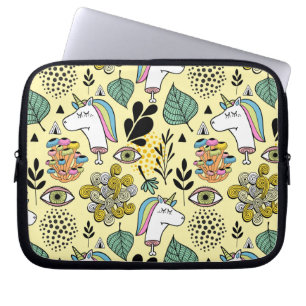 Poor Unicorn Laptop Sleeve
