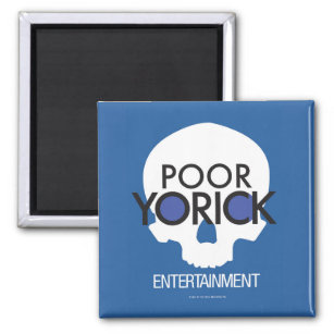 Poor Yorick Entertainment logo Magnet