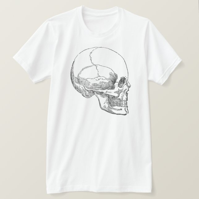 Poor Yorick's Skull T-Shirt (Design Front)