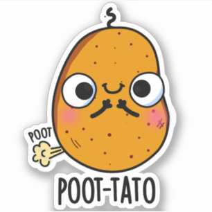 Poot-tato Funny Farting Potato Pun 