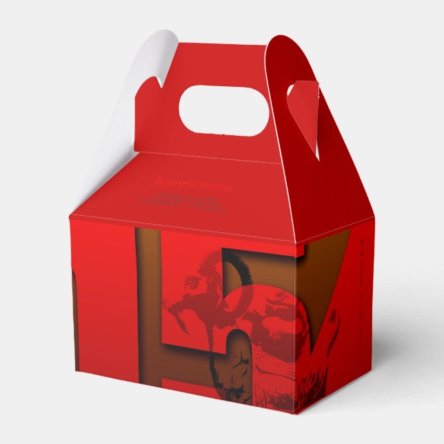 Pop 2015 Ram Sheep Goat Year - Gable Favour Box (Front Side)