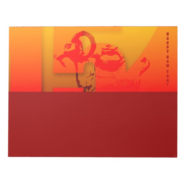 Pop 2015 Ram Sheep Goat Year - Notepad (Front)