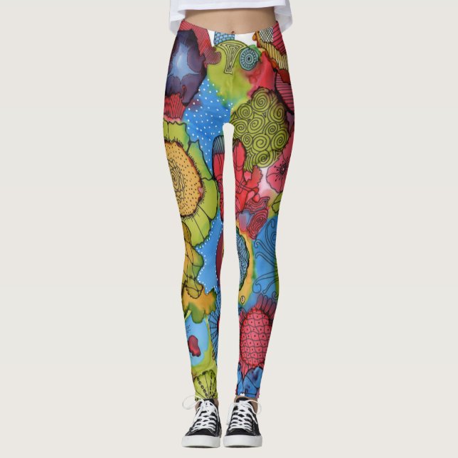 Pop a Doodle Leggings (Front)