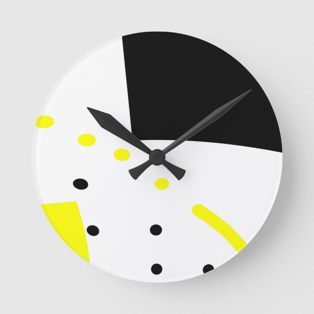 Pop-art92 Round Clock (Front)